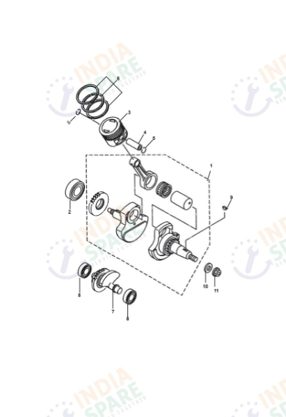 CRANKSHAFT & PISTON